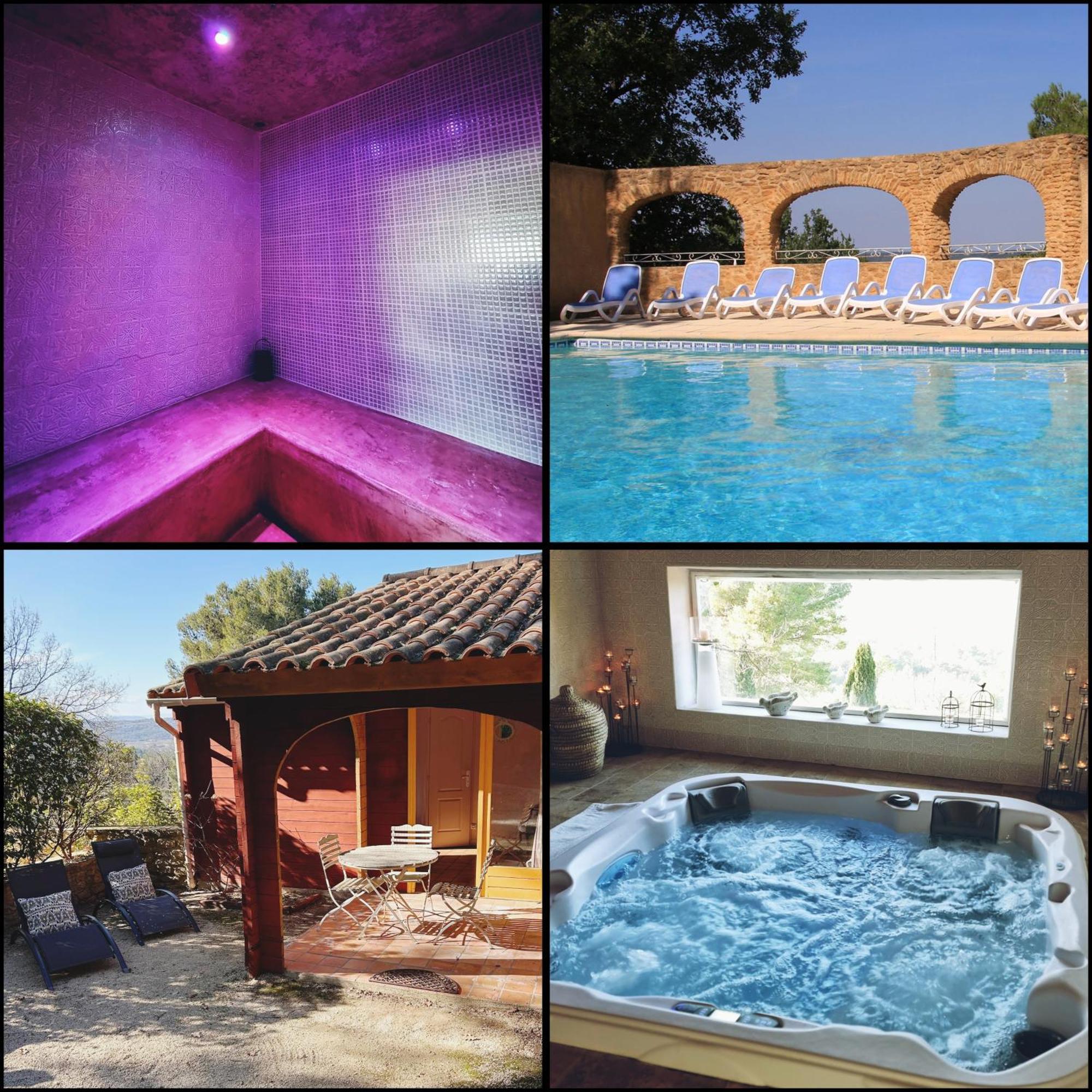 Pousterle De Sabran - Piscine & Hammam公寓 外观 照片